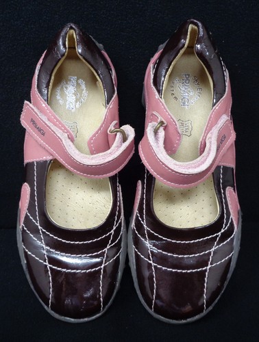 Primigi dark brown - brown, patent